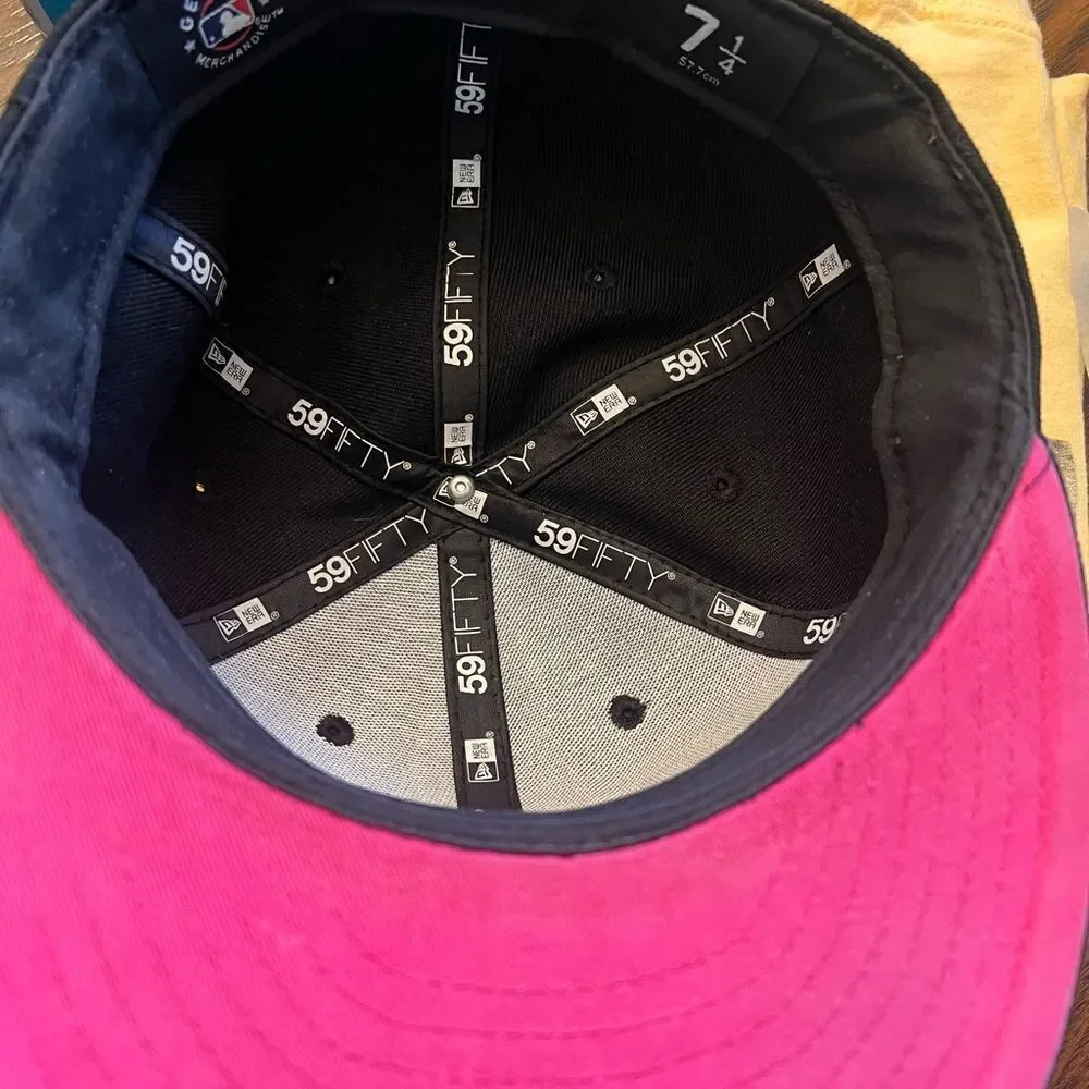 New Era Atlanta Braves Black Summer Sherbet 59FIFTY Fitted Hat ice cream cones